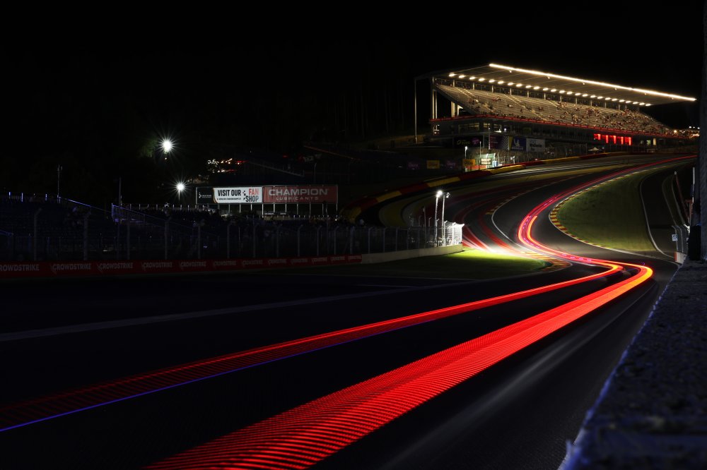 Tom Fleming led 2026 24H Spa Night Practice for Garage 59, beating Maro Engel as McLaren topped Gold Cup under the lights before Superpole.