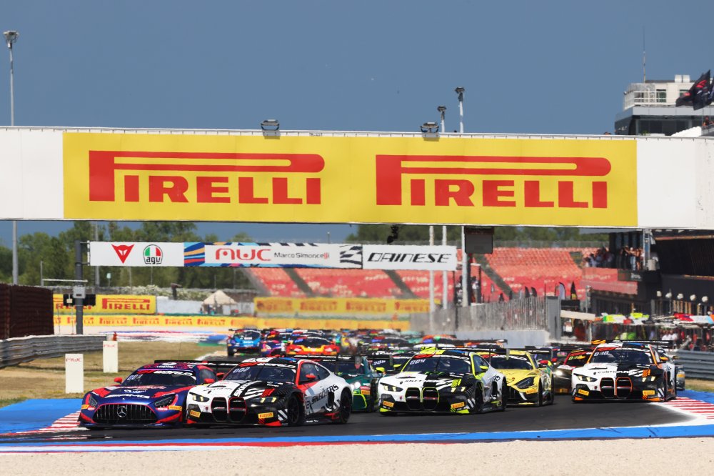 Weerts and Van der Linde sweep Misano as Team WRT gains on Winward Racing in the 2026 GTWC Europe overall standings after Round 5.
