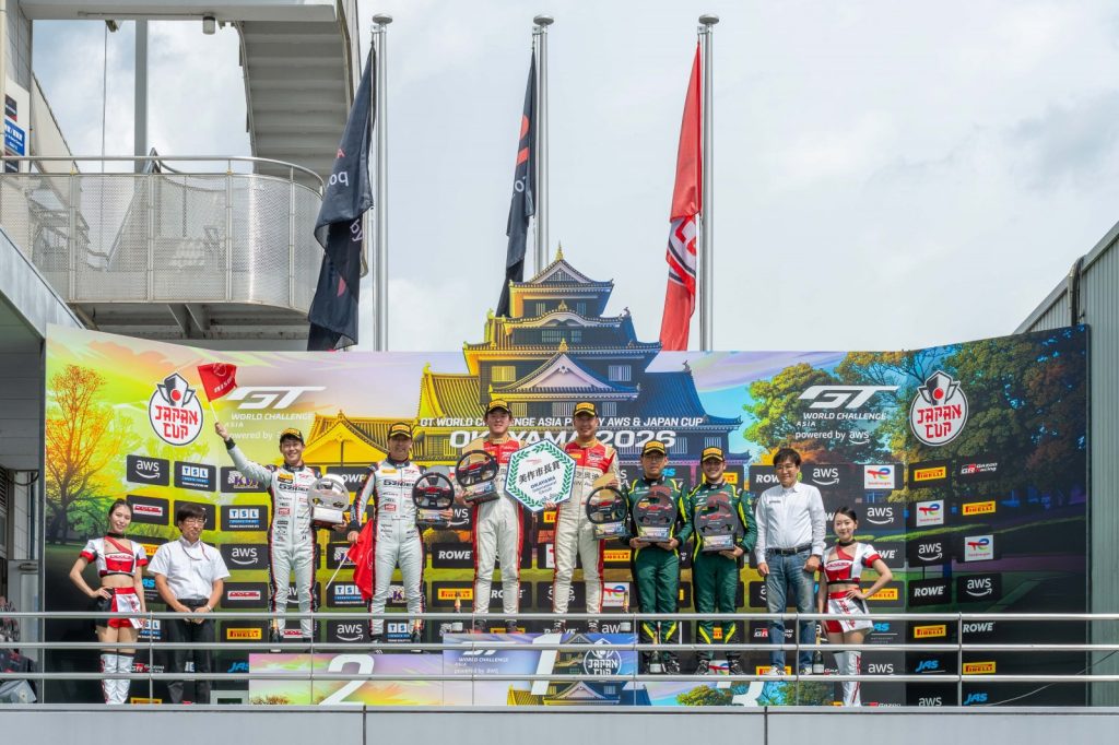 Audi sweeps both GTWC Asia races at Okayama as Lu Wei turns a four-point deficit into a 22-point championship advantage.