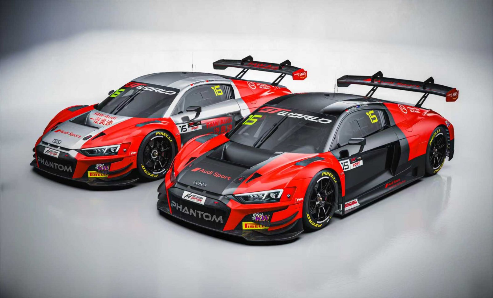 Audi Sport Asia Team Phantom enters two R8 LMS GT3s for 2026 GT World Challenge (GTWC) Asia with Evans, Pato and title defenders.