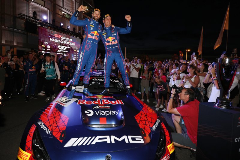 Jules Gounon and Daniel Juncadella claim Verstappen Racing’s maiden GTWC Europe Sprint Cup win in Race 1 at Magny-Cours.