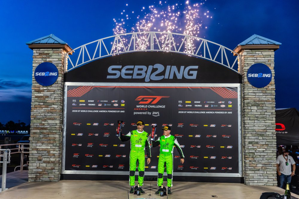 The 2026 GTWC America standings after Sebring show JMF leading Pro, GMG Racing ahead in Pro-Am, and AF Corse clear in Am.