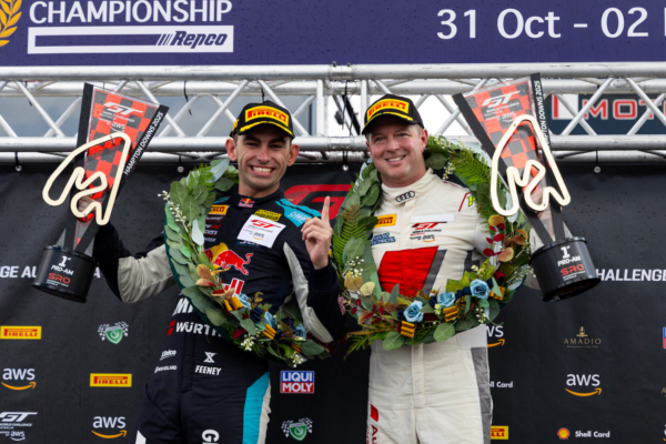 Feeney and Schumacher return to defend GTWC Australia Pro-Am title, aiming for back-to-back success in 2026 season.