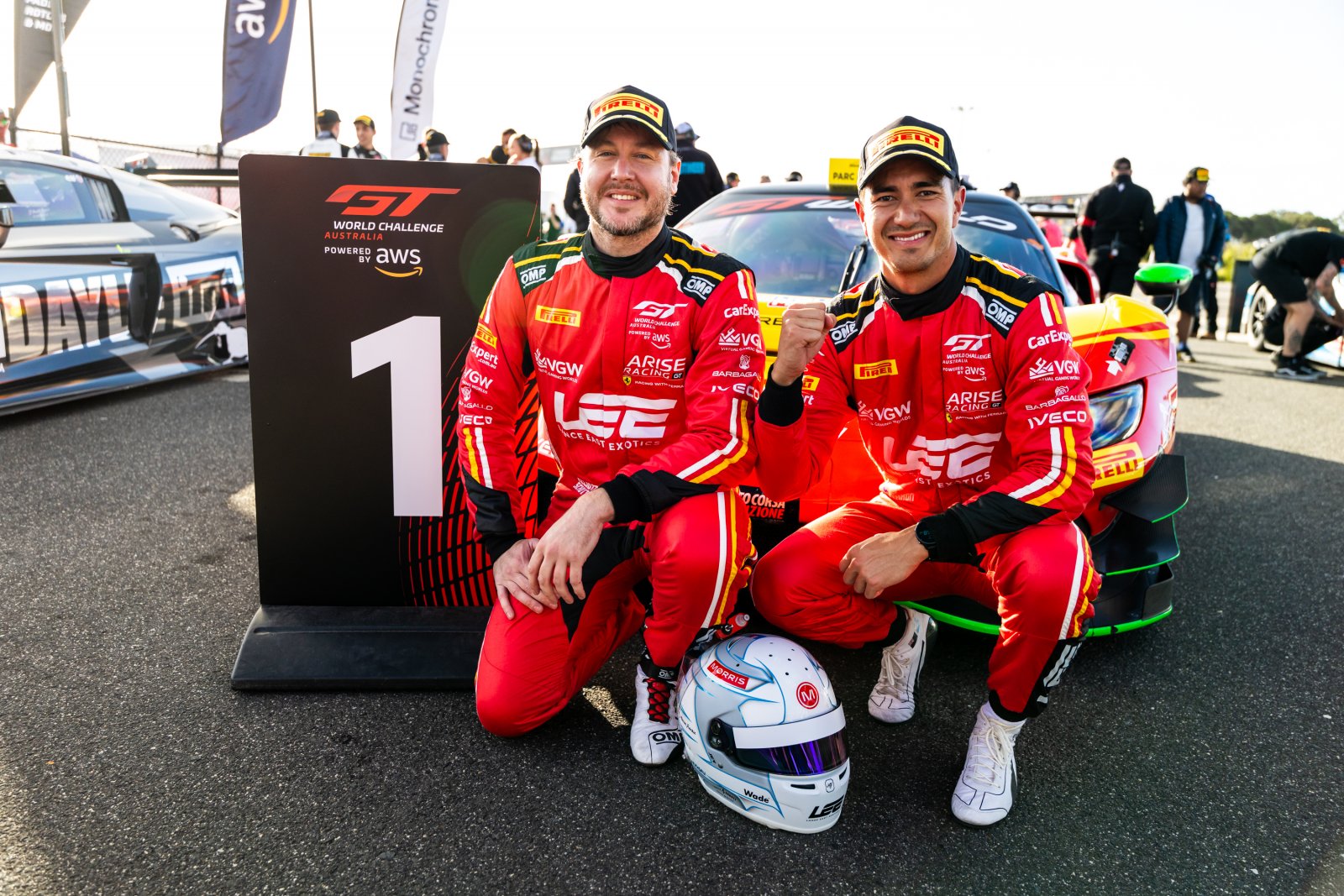 Jaxon Evans and Elliott Schutte return with ARGT in Ferrari 296 GT3 aiming to win the 2026 GT World Challenge (GTWC) Australia Pro-Am title.