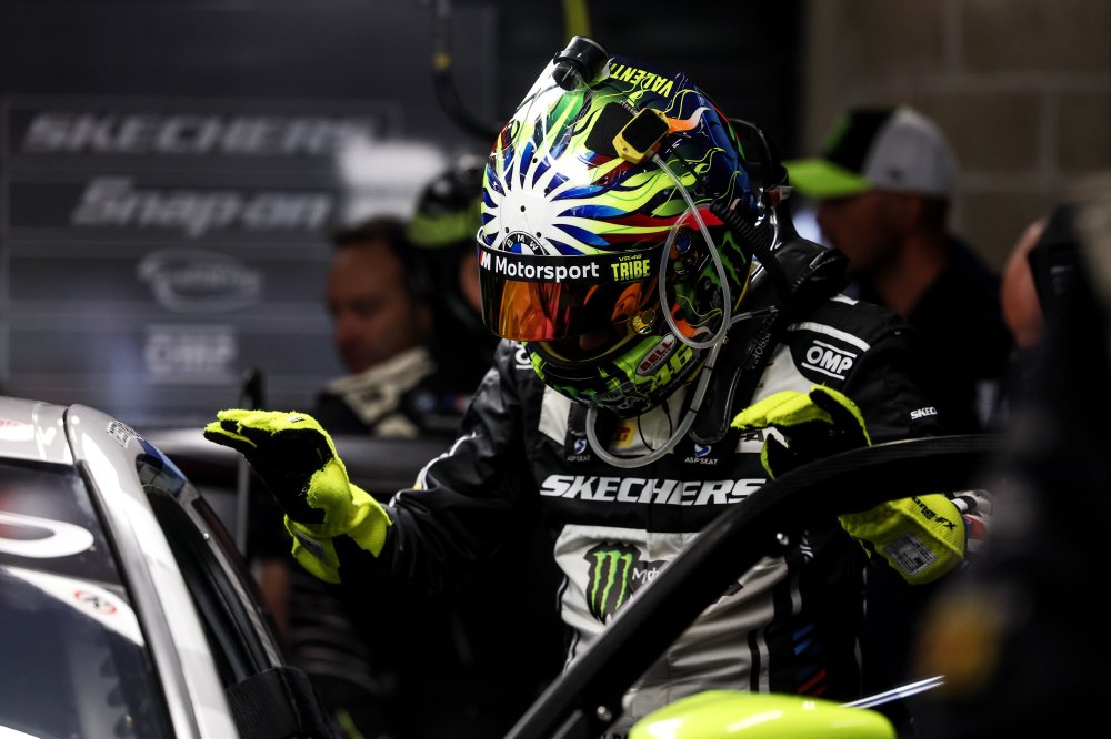 Valentino Rossi returns full-time to GTWC Europe in 2026 with Team WRT, joined by BMW factory drivers Hesse and Harper.