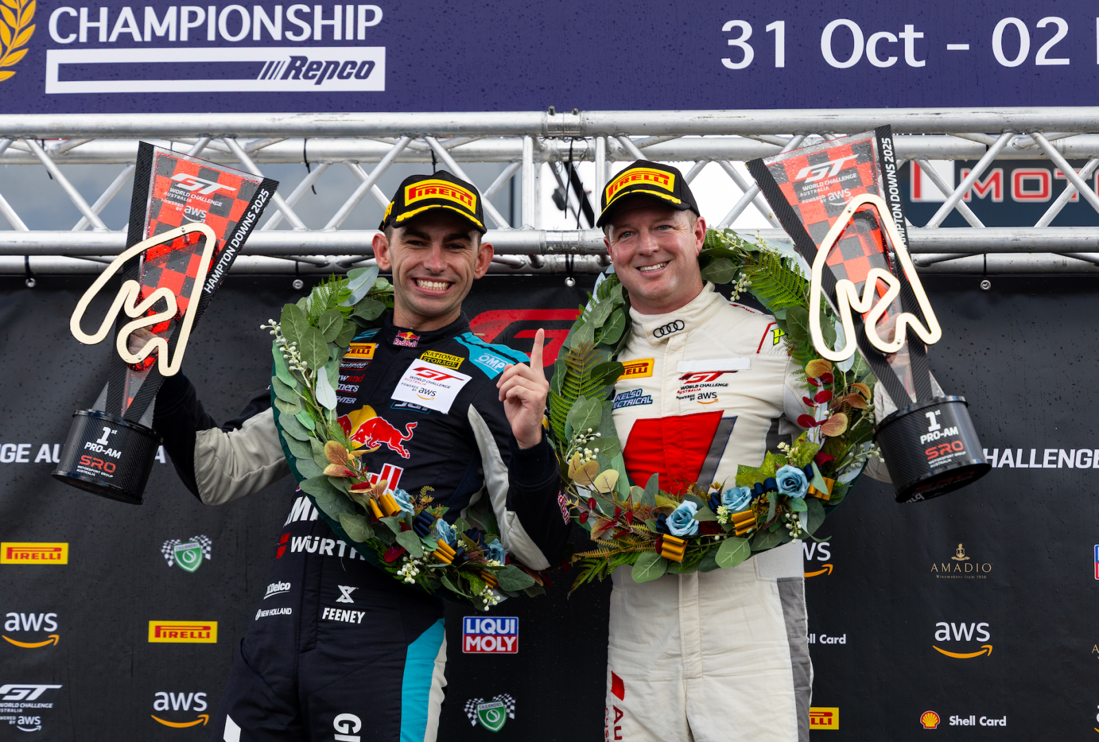 Feeney and Schumacher return to defend GTWC Australia Pro-Am title, aiming for back-to-back success in 2026 season.