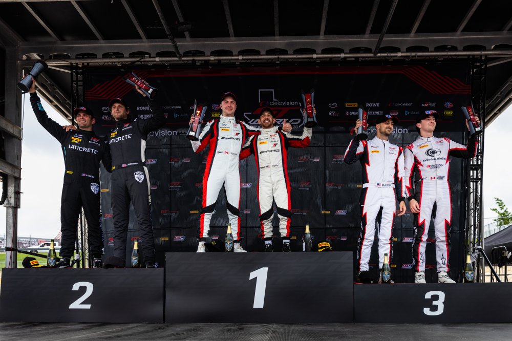 JMF Motorsports secure second Pro-class win at COTA despite penalties as 2026 GTWC America title fight intensifies.