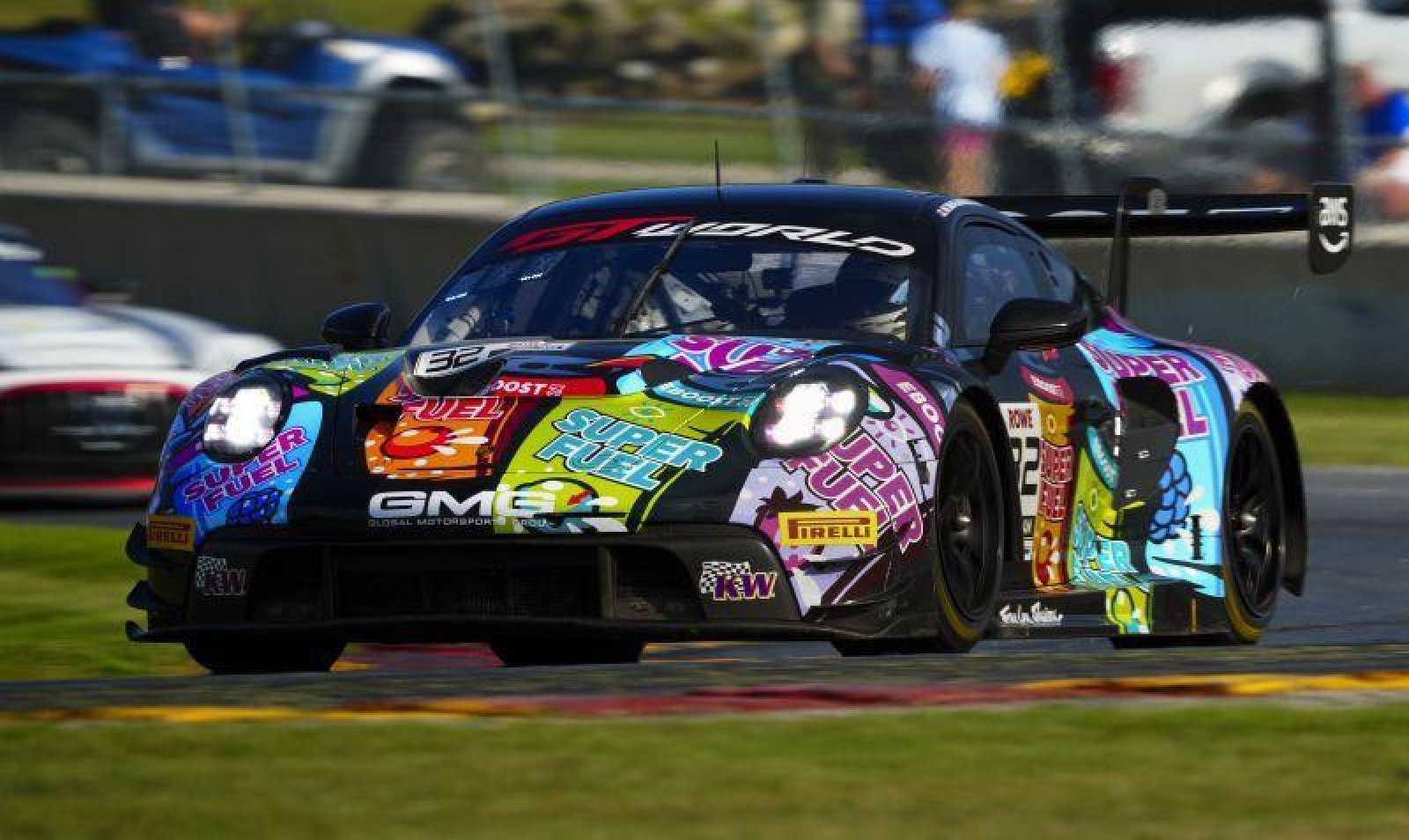 GMG Racing targets the GTWC America Pro-Am lead at Barber as Kyle Washington and Tom Sargent sit just three points from first.