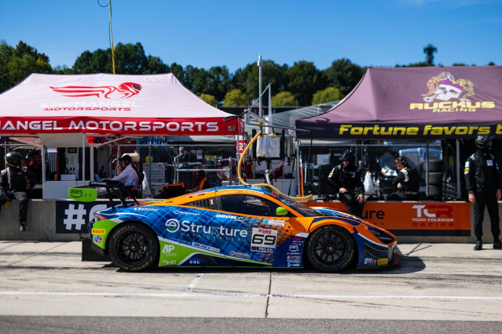 Thomas Fleming joins Todd Coleman and Aaron Telitz in Archangel Motorsports’ McLaren for the 2026 Indianapolis 8 Hour.