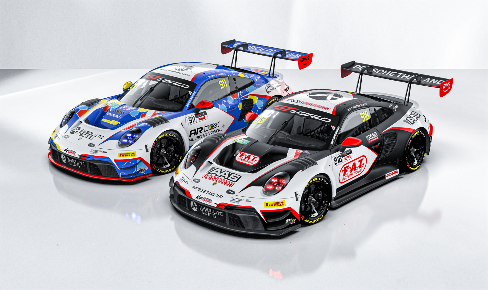 Absolute Racing enters two Porsche 911 GT3 R EVOs in GT World Challenge (GTWC) Asia 2026 with strong Pro-Am driver line-ups.