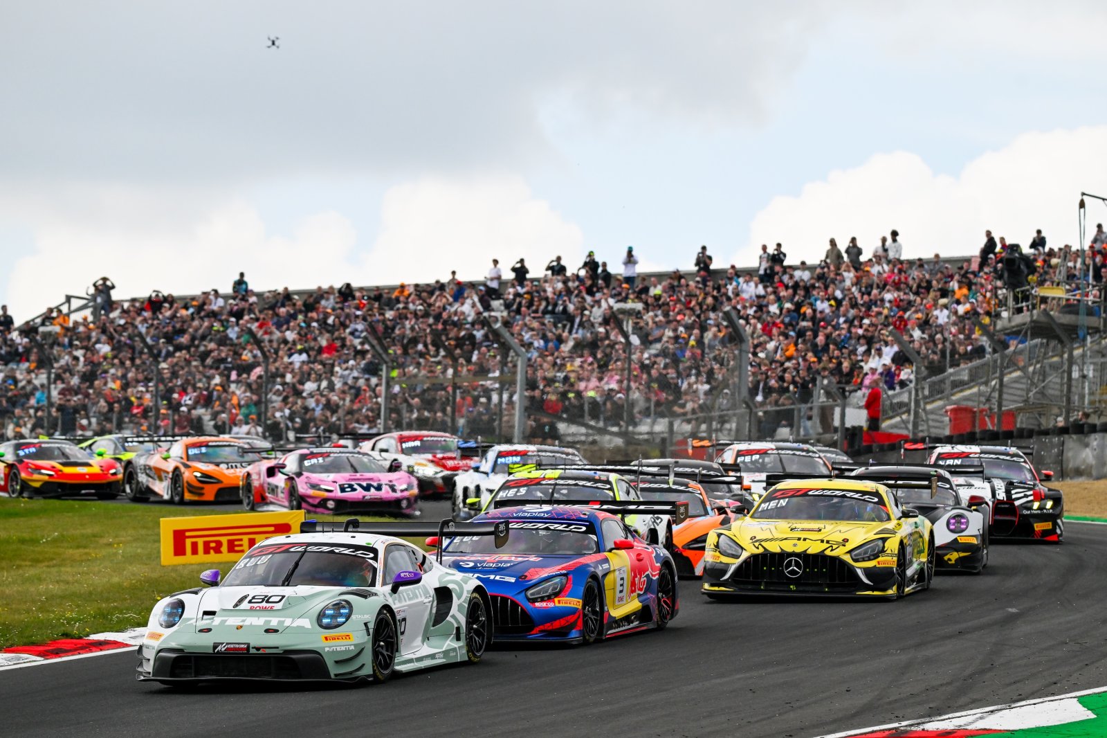 Mercedes-AMG leads Porsche by seven points in the standings as the GTWC global title fight intensifies before the Spa 24 Hours.