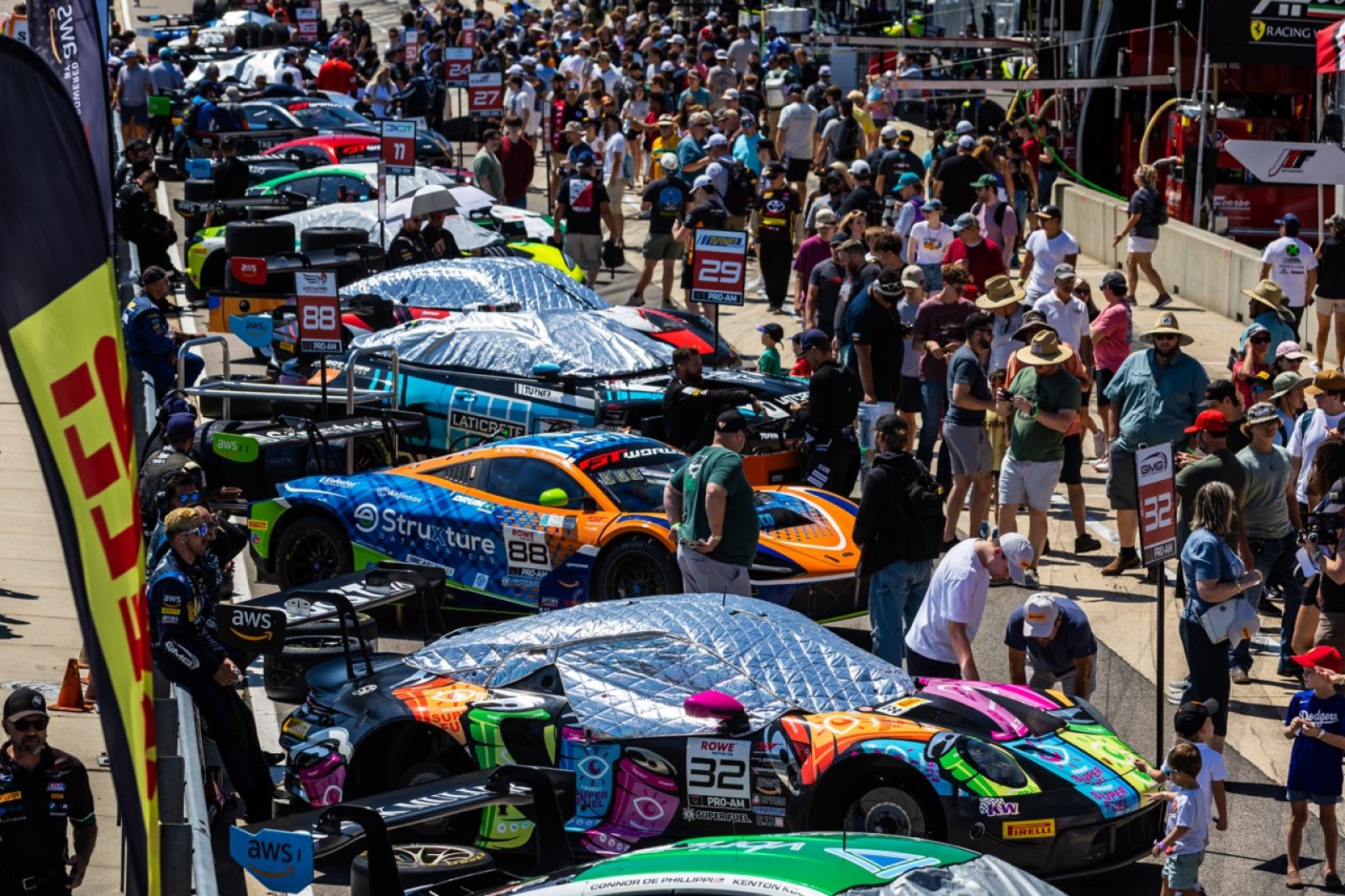 GTWC America heads to Barber with a 20-car field as four points separate the Pro leaders and just three decide the Pro-Am fight.