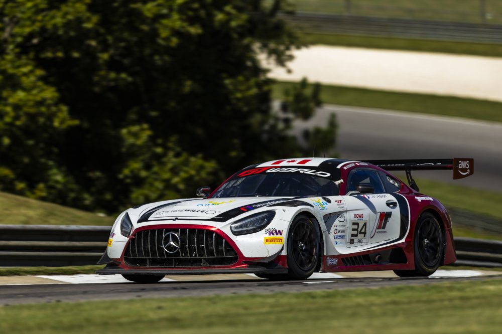 JMF Motorsports expands its GTWC America lead at Barber as Stephens, Grenier and Mercedes-AMG prepare for the Indianapolis finale.