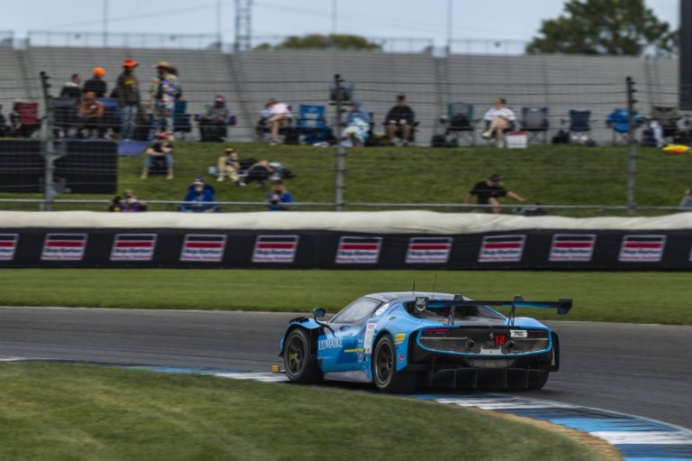 Schandorff leads Martin at halfway in the 2026 Indianapolis 8 Hour as Wright takes control of Pro-Am and AF Corse leads Am.