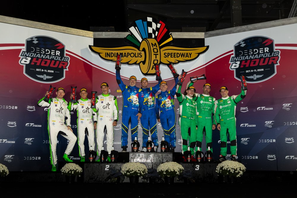 MAD Joker Racing's Austin, Keating and Dempsey reflect on their Am class victory after a dramatic 2026 Indianapolis 8 Hour finale.