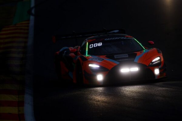 Garage 59 leads at halfway as rain hits 2026 24H Spa, with Ford and Mercedes-AMG trading control through a disrupted four-hour night spell.