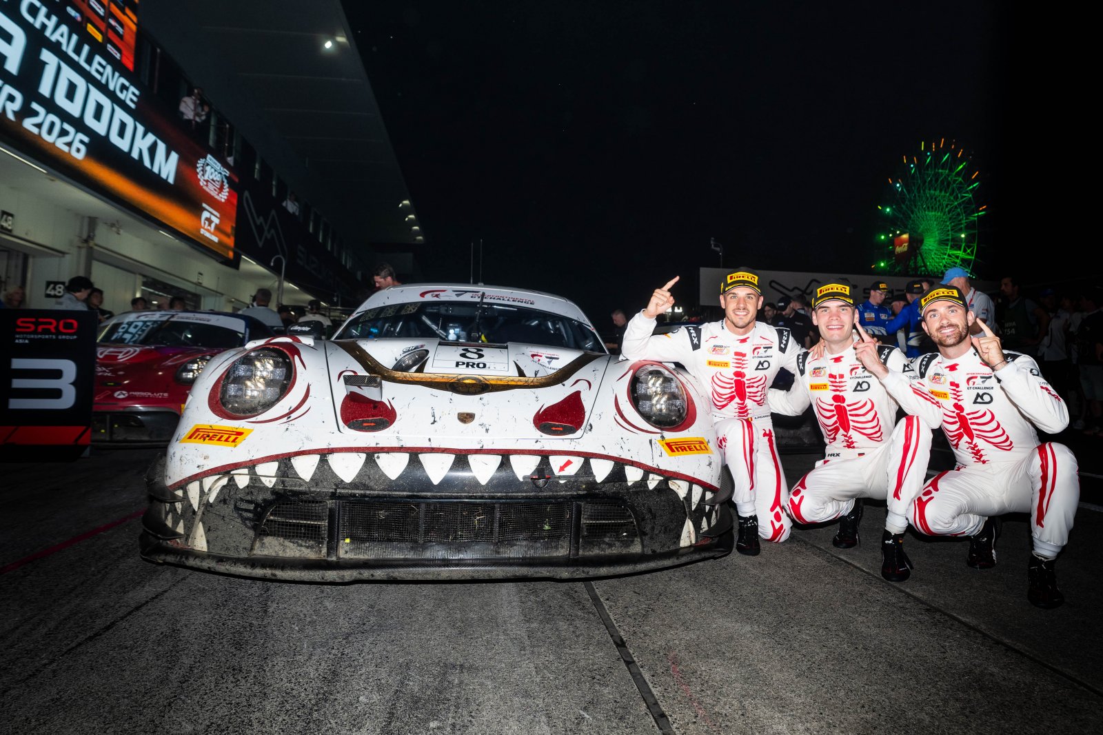 AO by Absolute Racing wins the 2026 Suzuka 1000km as Porsche ends a 32-year drought, with Ford second, and Absolute third overall.