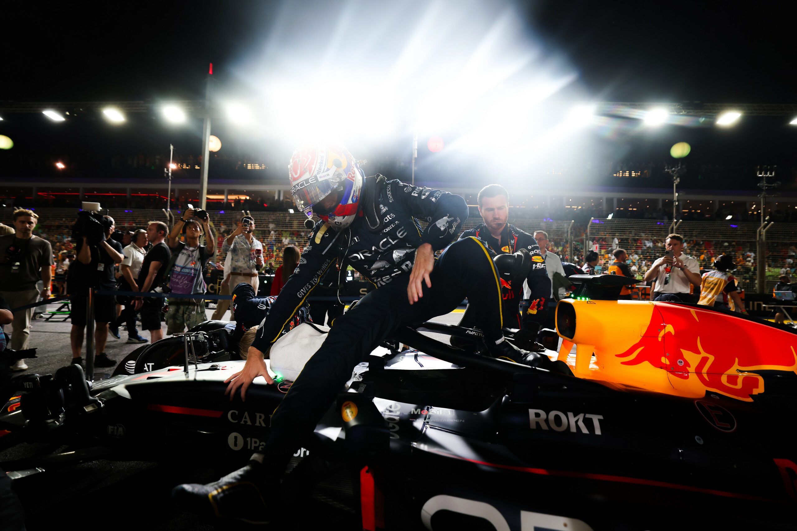Red Bull Racing's Max Verstappen doesn't think too much about his championship chances and takes it race by race