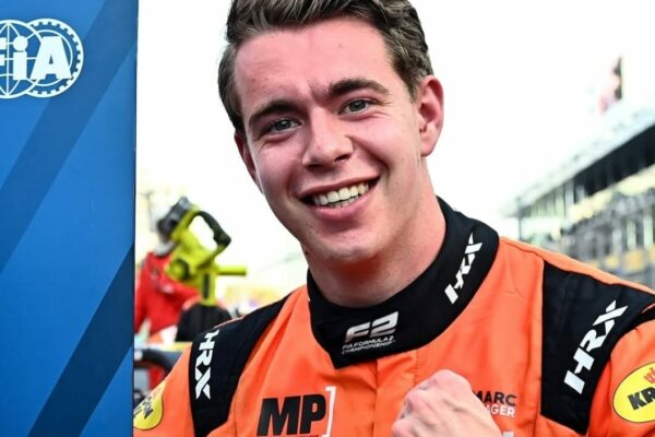 MP Motorsport's Richard Verschoor after winning the 2025 Saudi Arabian GP