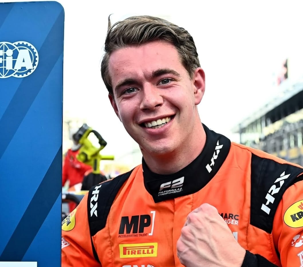 MP Motorsport's Richard Verschoor after winning the 2025 Saudi Arabian GP