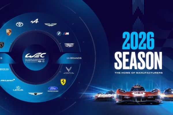 Fourteen global manufacturers, including new entrant Genesis, headline the 2026 FIA World Endurance Championship (WEC) entry list.