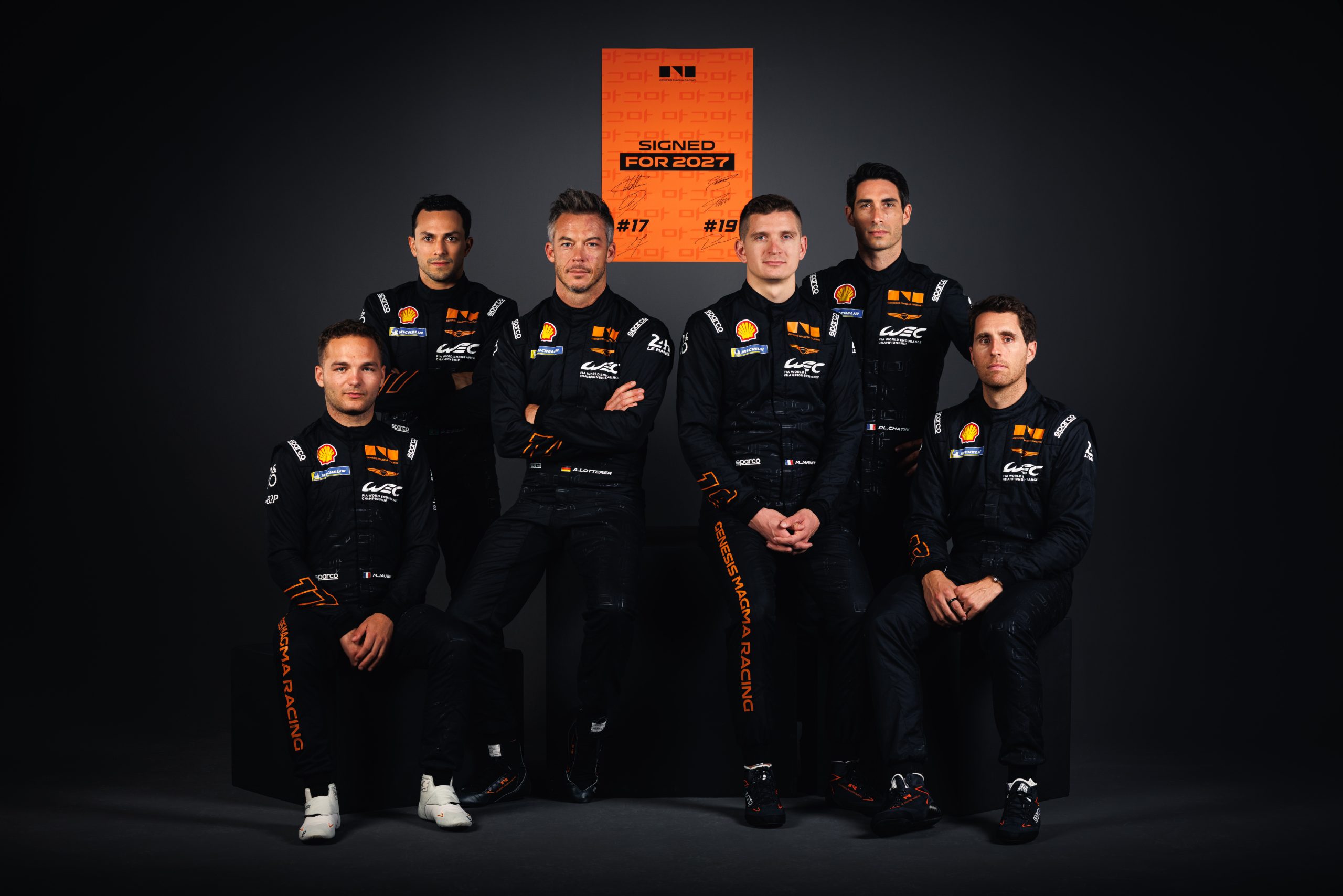 Genesis Magma Racing retains six Hypercar drivers for the 2027 WEC season as Abiteboul and Tarquini back continuity after a debut.