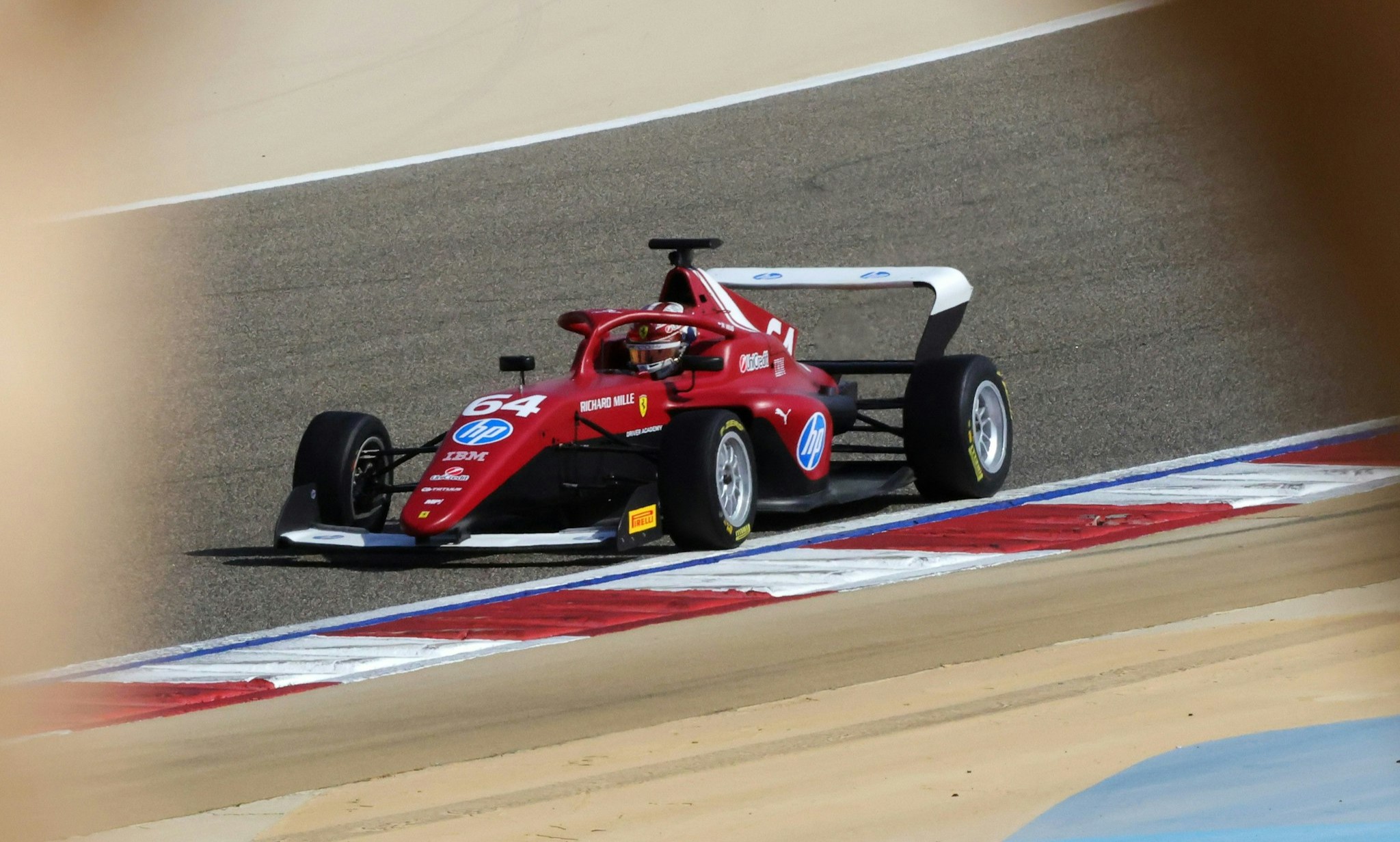 MP Motorsport's Maya Weug on track in Bahrain during day 2 of the F1 Academy in-season testing