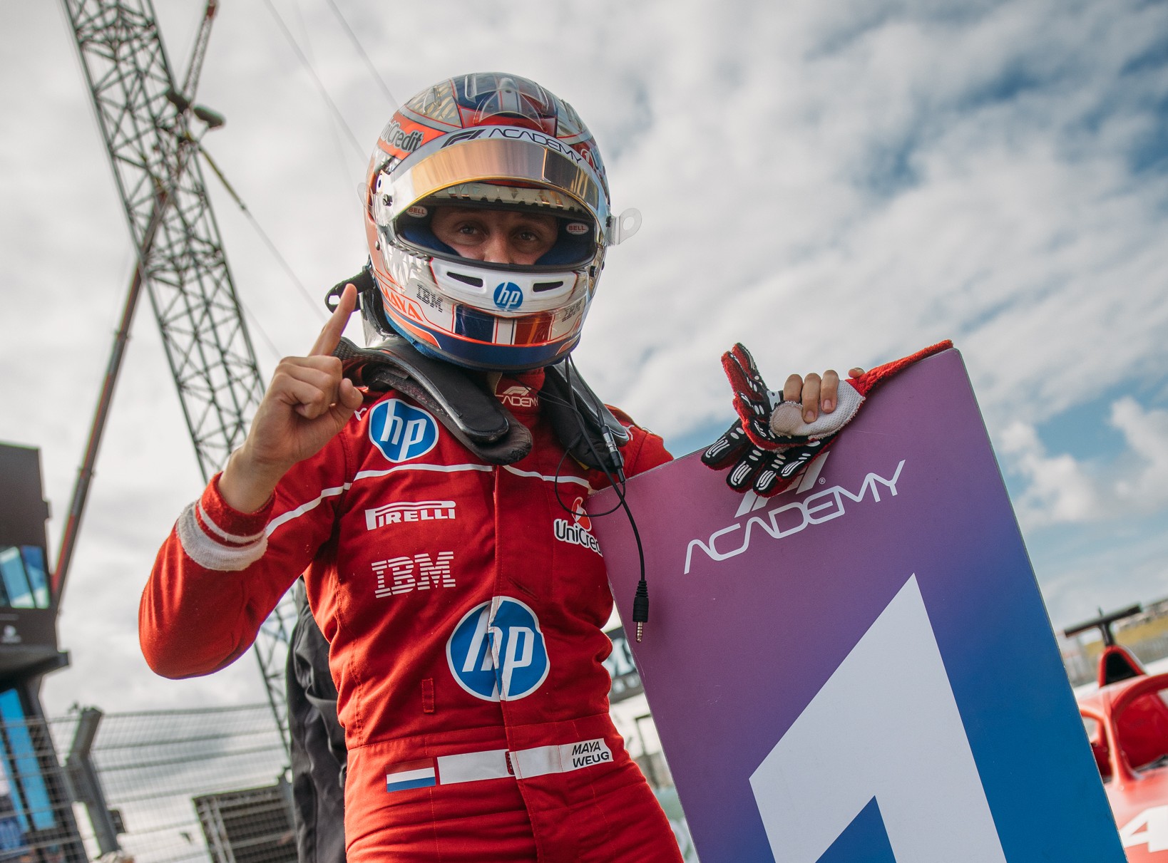 MP Motorsport's Wouter Blokhuis praised Maya Weug's F1 Academy Dutch GP weekend, her Race 2 victory