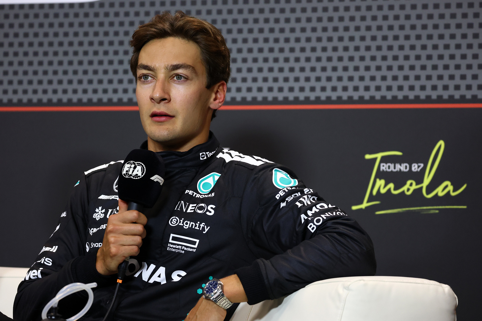 Russell disappointed with P7 finish for Mercedes in Imola GP